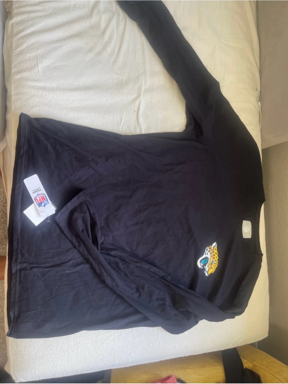 NFL Jacksonville Jaguars Black Long-Sleeve Tee